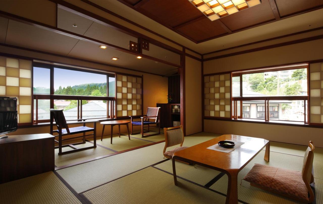 Zao Onsen Omiya Ryokan Yamagata  Ngoại thất bức ảnh